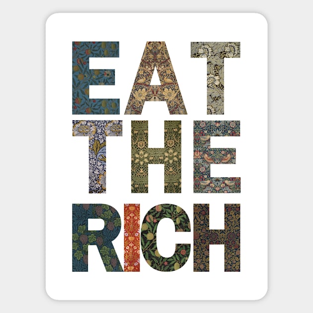 Eat the Rich Magnet by Everyday Anarchism